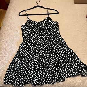 Forever 21 Black flower dress